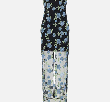 "Flower mesh tube dress" 113874 1000 ROTATE BIRGER CHRISTENSEN 