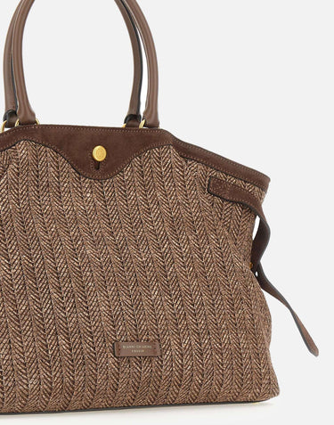 Borsa a spalla "Claudette" BS11902 PGLSPGCHOCO GIANNI CHIARINI 