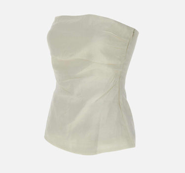 "Alexa" top in lino FFC22 WHT FAITHFULL THE BRAND 