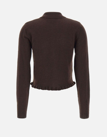 Cardigan polo a maglia 115464 2910 ROTATE BIRGER CHRISTENSEN 