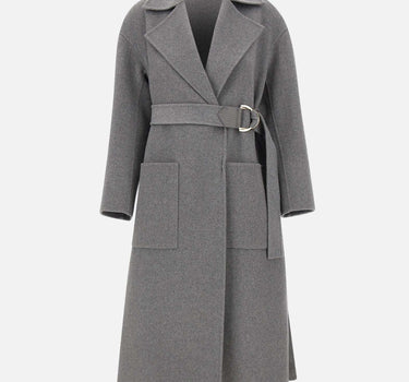 Cappotto in lana con cintura CF5283T4627 03243 LIU-JO 
