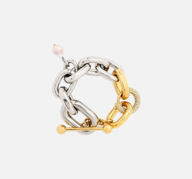 Bracciale "Bracelet XL Link" 26EBB0507MET388 M089 RABANNE 