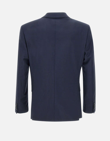 Blazer "H Huge" in lana<BR/> 50482734 405 BOSS 
