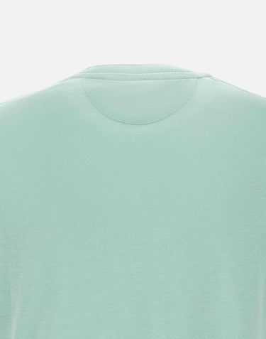"Pale Green Lyocell-Cotton T-Shirt" M1R747Y P0265833 PAUL SMITH 