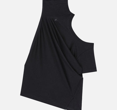 "Twisted jersey t-shirt" 425JTS231JS0233 BLACK COURREGES 
