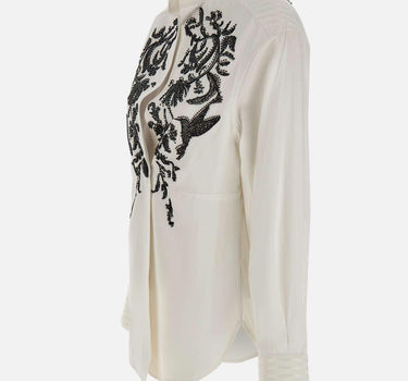 Giacca con ricamo gioiello CS014 WHITE JACQUES WEI 