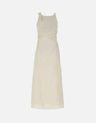 Abito lungo "Cera" FF4454 WHT FAITHFULL THE BRAND 