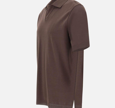 Polo con colletto aperto JV000004U 520598800 HERNO 