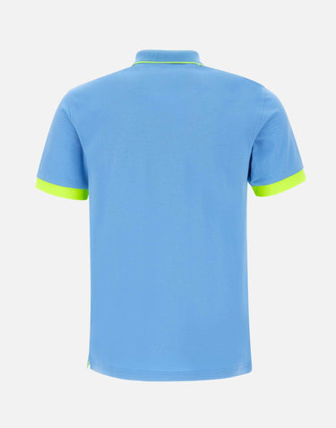 "Stripe Fluo polo" A35120 56 SUN68 