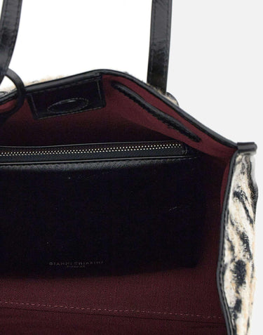 Borsa a spalla "Marcella" BS6849 ZEBRANEROBIANCO MARCELLA CLUB GIANNI CHIARINI 