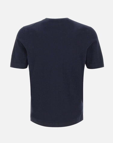 Maglia a maniche corte in cotone biologico 43168 21820598 GRAN SASSO 