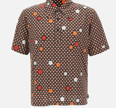 Polo con stampa a fiori SH2GL0011 M20206001S MM6 MAISON MARGIELA 