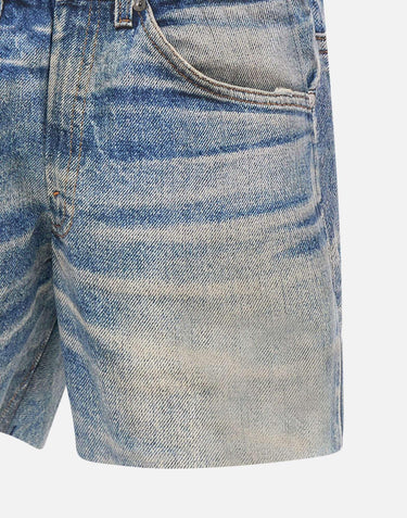 "Peace shell shorts" 12008 DENIM SATISFY 