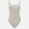 Body con ricamo gioiello BX004 GREY JACQUES WEI 