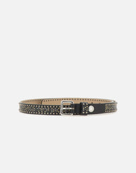 Cintura in pelle con borchie CNK00975 NANERO GIANNI CHIARINI 