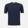 T-shirt in crepe di cotone TS0MC CR14R890 FILIPPO DE LAURENTIIS 