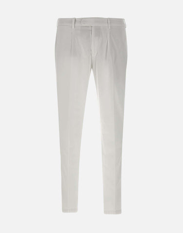 Pantaloni "DVR33" in cotone e seta DVR33R022 TC100 DEVORE 