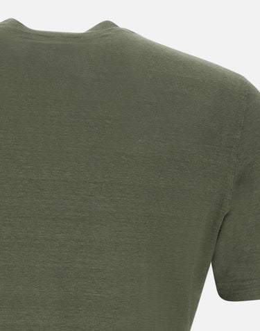 T-shirt in lino TSMC JERLINU570 FILIPPO DE LAURENTIIS 