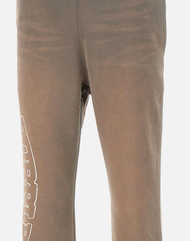 "Hwt fleece pant" P459 HFGS425GREY PURPLE BRAND 