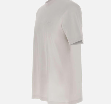 T-shirt in cotone interlock 50554790 100 BOSS 