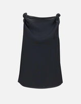 Top "Remy"  in seta REMY BLACK LOULOU STUDIO 