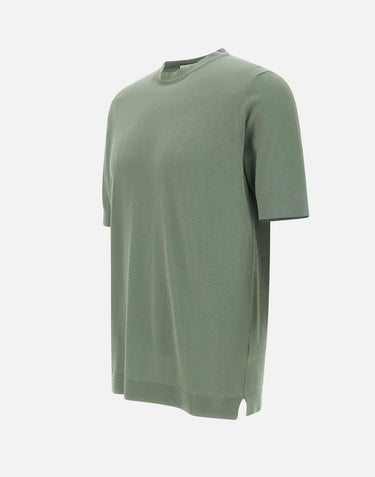 T-shirt in crepe di cotone TS0MC CR14R520 FILIPPO DE LAURENTIIS 