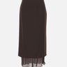Gonna midi a due strati 115288 1667 ROTATE BIRGER CHRISTENSEN 