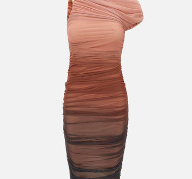 Abito in tulle dégradé AB93162E1 644 ELISABETTA FRANCHI 