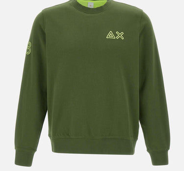 "Fluo fleece sweatshirt" F35115 37 SUN68 