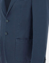 Blazer in cotone e lino DS3177 78B SANTANIELLO 
