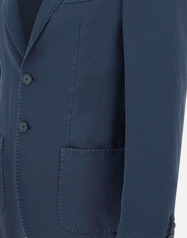 Blazer in cotone e lino DS3177 78B SANTANIELLO 