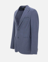 Blazer slim fit in lana vergine 50561991 466 BOSS 