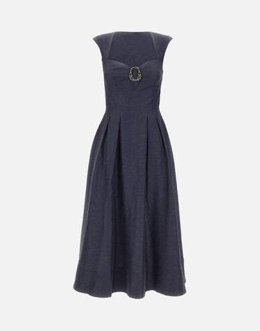 Abito midi "Serenity" 26011549 NAVY REBECCA VALLANCE 