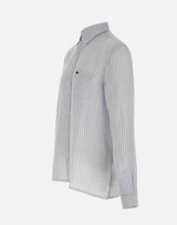 Camicia di lino a righe CH6985 29I LACOSTE 