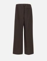 Pantaloni con coulisse in lana vergine 50563827 210 BOSS 