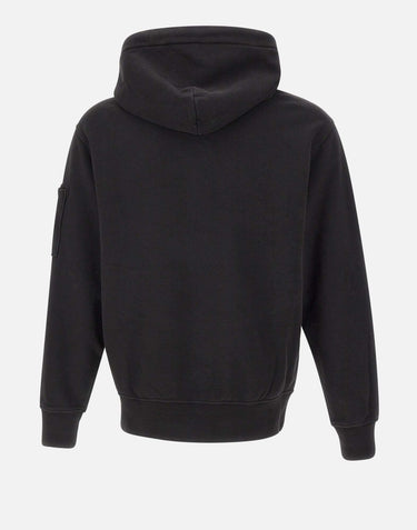 "Brushed Emerized Diagonal Fleece hooded" RFCMSS719A 006372G999 C.P. COMPANY 