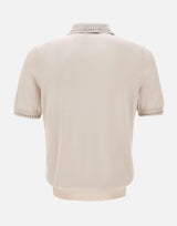 Polo in misto seta 43142 16224101 GRAN SASSO 