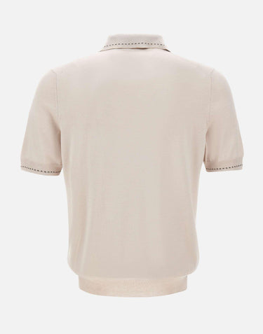 Polo in misto seta 43142 16224101 GRAN SASSO 