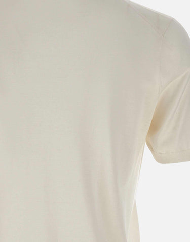 Maglia a maniche corte in misto seta e cotone 300421 025 KANGRA 
