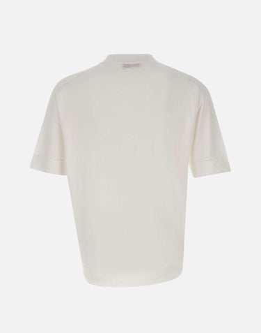 T-shirt in crêpe di cotone TS0MCOV CR14R001 FILIPPO DE LAURENTIIS 