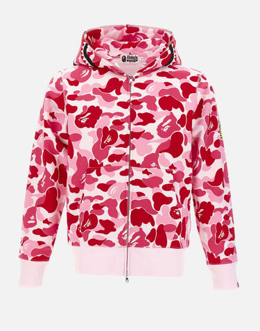 Felpa con cappuccio "ABC Camo 2nd Shark" 001ZPM301008M PINK BAPE 