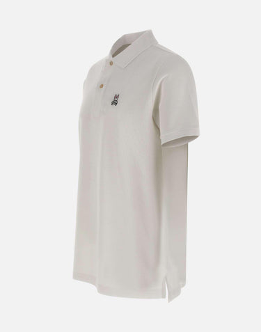 Polo classica in piqué B6K001ARPC WHT PSYCHO BUNNY 