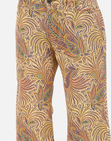 Pantaloni in cotone stretch WRNB0015 AK770X0804 ETRO 