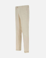 Pantalone "Mucha"  in cotone e lino P24910LS 7F1390004 RE-HASH 