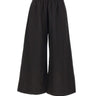 Pantaloni palazzo in lino W01340881 BLACK MAURIZIO MYKONOS 