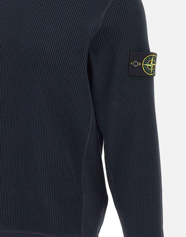 Felpa in cotone biologico a nido d'ape 6100056S0044 V0020 STONE ISLAND 