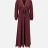 Abito "Adaline" 0100597942507701 MAROON RIXO 