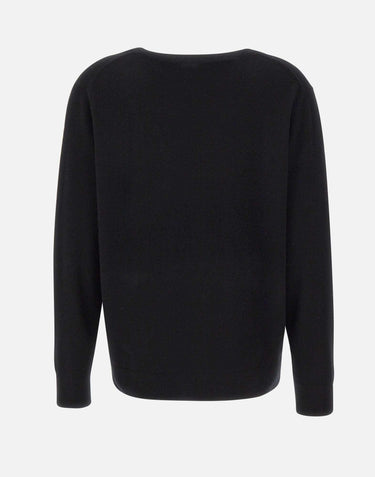 Maglia in cashmere con scollo a V VR74978133 001BLK VINCE. 
