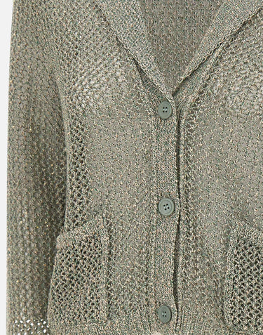 Cardigan con micro paillettes 373557 847 KANGRA 