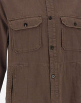 Camicia Safari in misto cotone e lino CFWOOS2036 MRUT528810026 WOOLRICH 